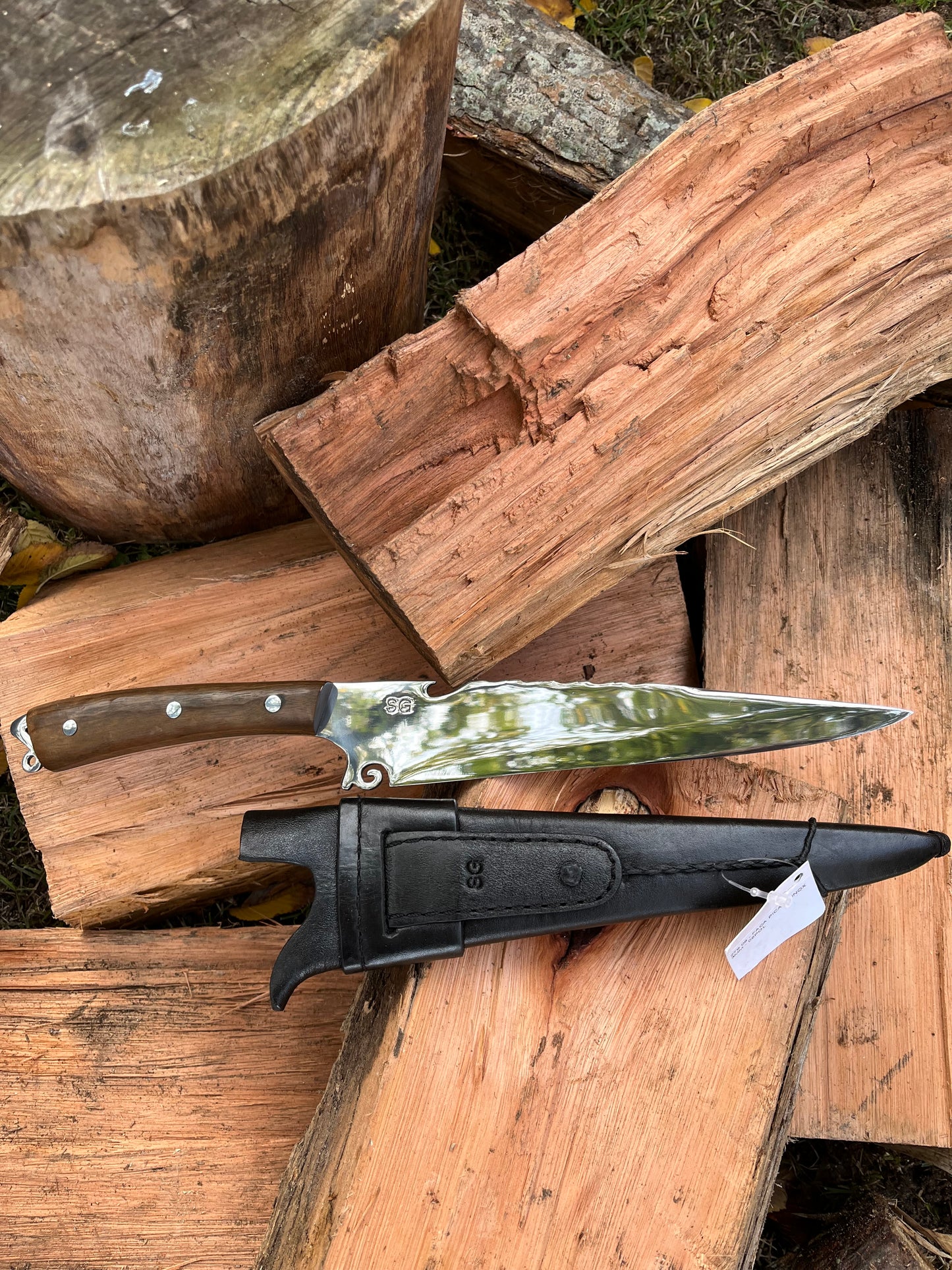 Cuchillo SG picazo inox cabo madera