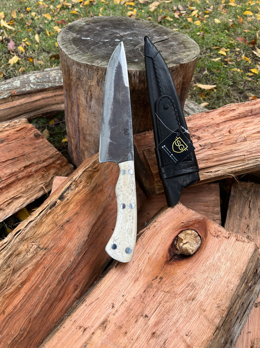 Cuchillo SG picanheira carbono cabo hueso